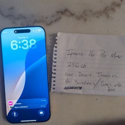 iPhone 16 Pro Max 256gb
