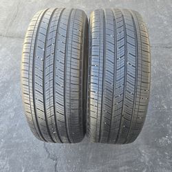 2. Tires. 215. 50. 17.  Michelin 
