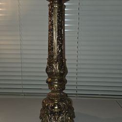 Antique Brass Candle Holder