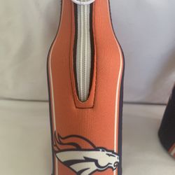 Denver Broncos Bottle Hugger Cooler Cover-set Of 2