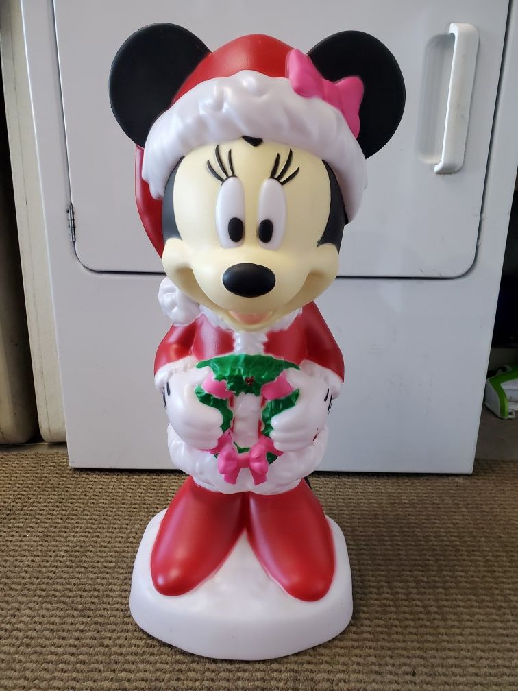 Christmas  blow mold  Minnie new! Sold out!