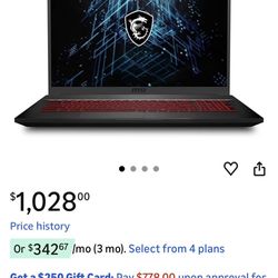 MSI Katana GF76 Gaming Laptop 