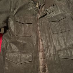 Clean Leather Jacket 