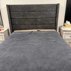 Queen Upholstered Bed Frame