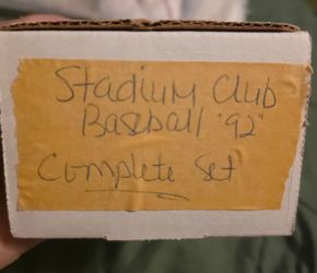 1992 Stadium Club Baseball Complete Set