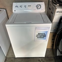 WHITE WHIRLPOOL TOP LOAD WASHER WITH AGITATOR