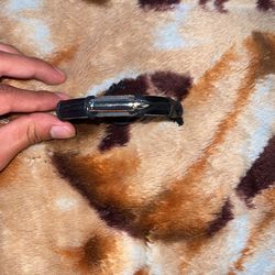 Leather made Silver Bullet Bracelet