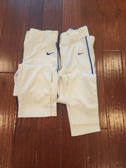 Nike white with royal blue piping youth large used in good condition