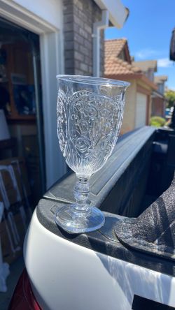 Clear plastic challis cups