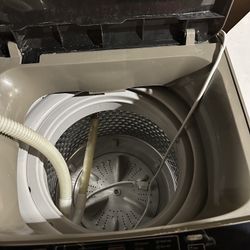 Full-Automatic Washing Machine 15.6 lbs Krib Bling Portable Compact Laundry Washer with Drain Pump