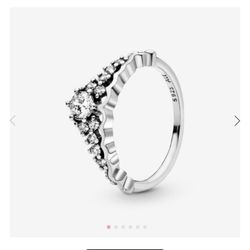 Pandora Fairytale Tiara Wishbone Ring