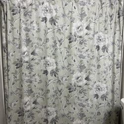 Shower Curtains, Liner And Hooks