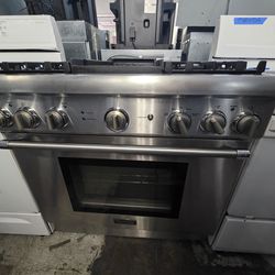 36" THERMADOR DUAL FUEL RANGE STAINLESS STEEL