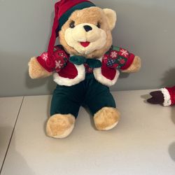 Classic Christmas Teddy Bear