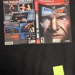 Smackdown Vs Raw Cover Art - Sony Ps2