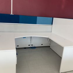 3 Professional  Office Desks And File Cabinet  Like New 