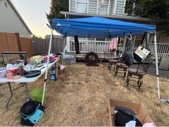 Yard sale today only everything must go