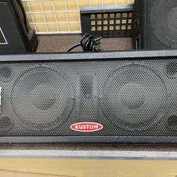10” Kustom P.A. 100-watt 2-way Powered Monitor Speaker