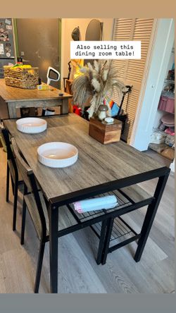 Dining room table set