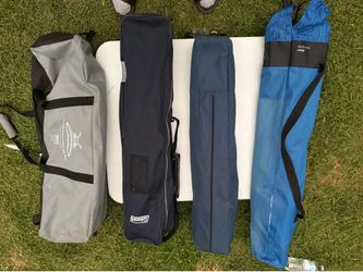 4 Folding Camping Chairs – Coleman & More – Good Condition