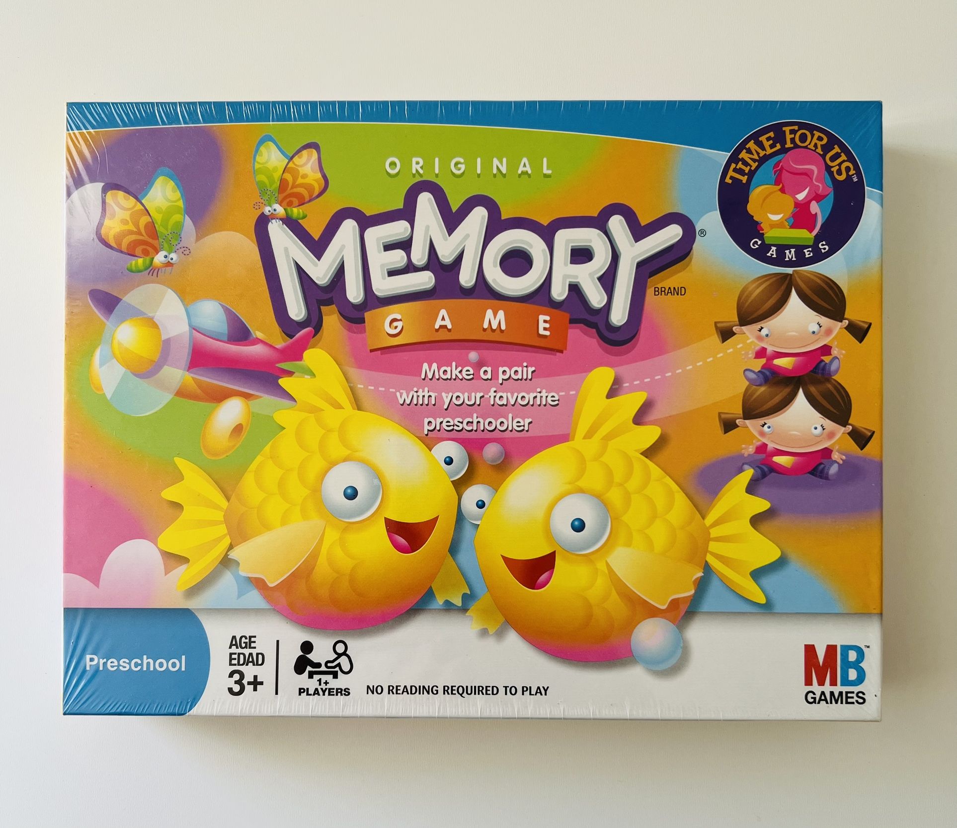 Original Memory Game Hasbro 2007 Preschool Ages 3 and Up Kids New