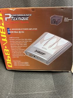 Performance technique amp 800 watts brand new in box