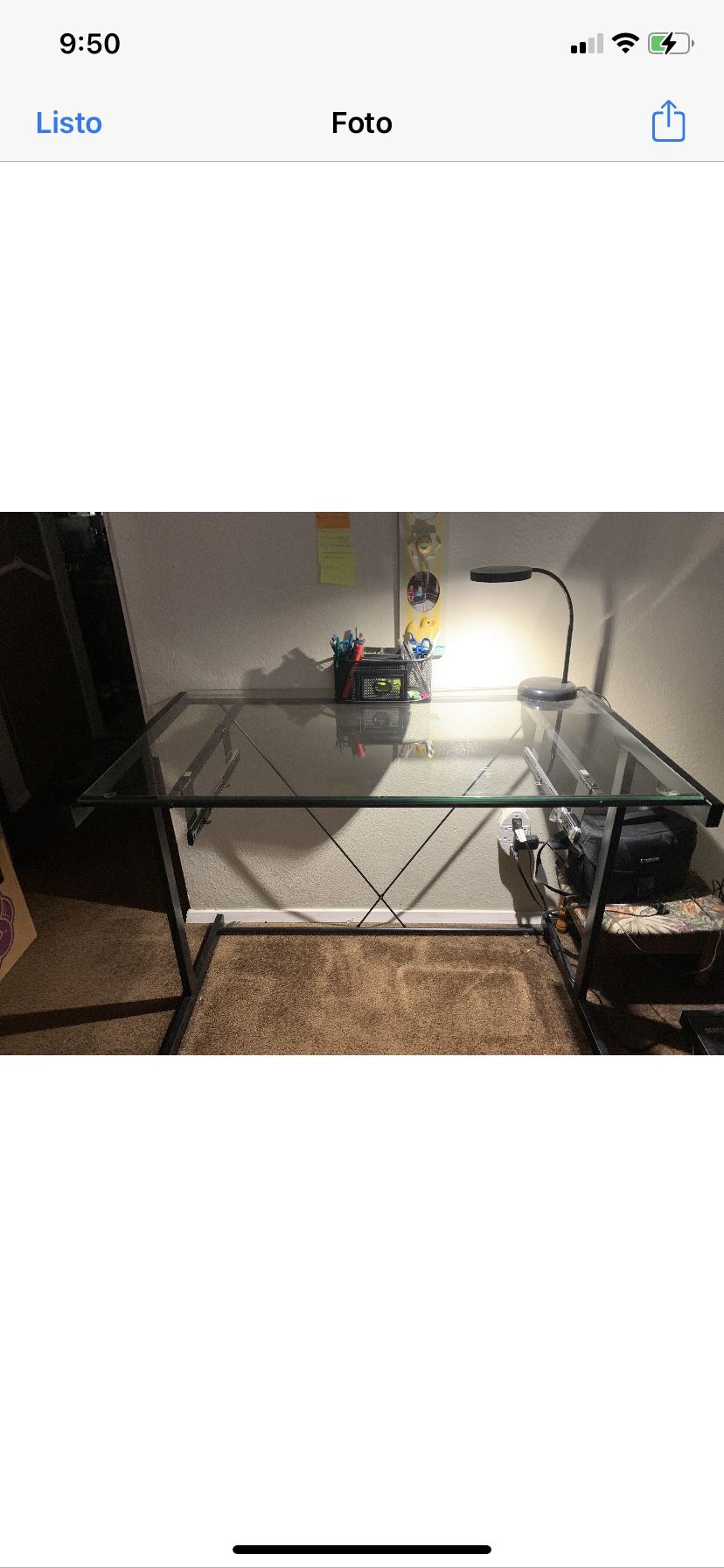 Glass Desk