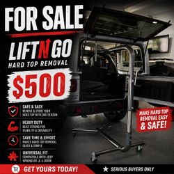 Lift N go Hard top removal