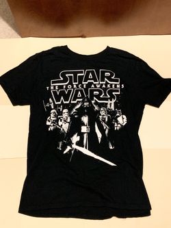 Star Wars medium size t shirt Kylo Ren and First Order Stormtroopers