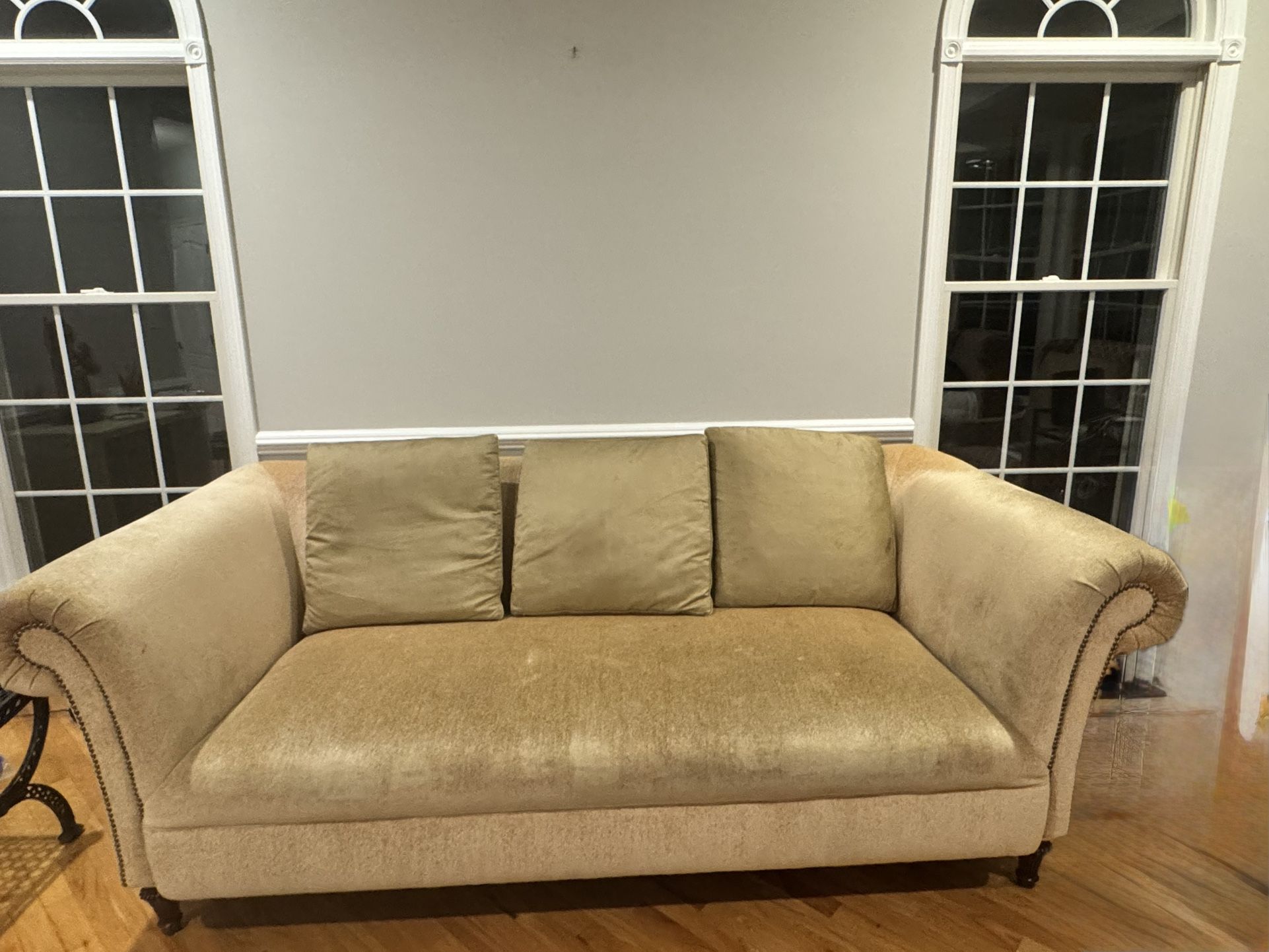 Free: Yellow/ golden Ralph Lauren couch