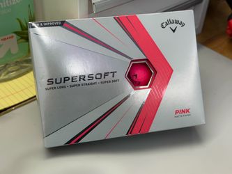 Callaway Supersoft Pink Matte Golf Balls - 1 Dozen - NEW
