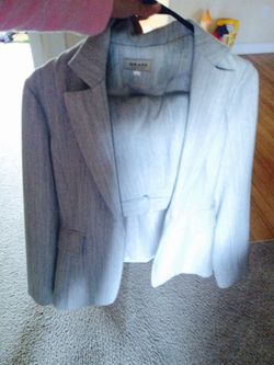 Business suit jacket and skirt