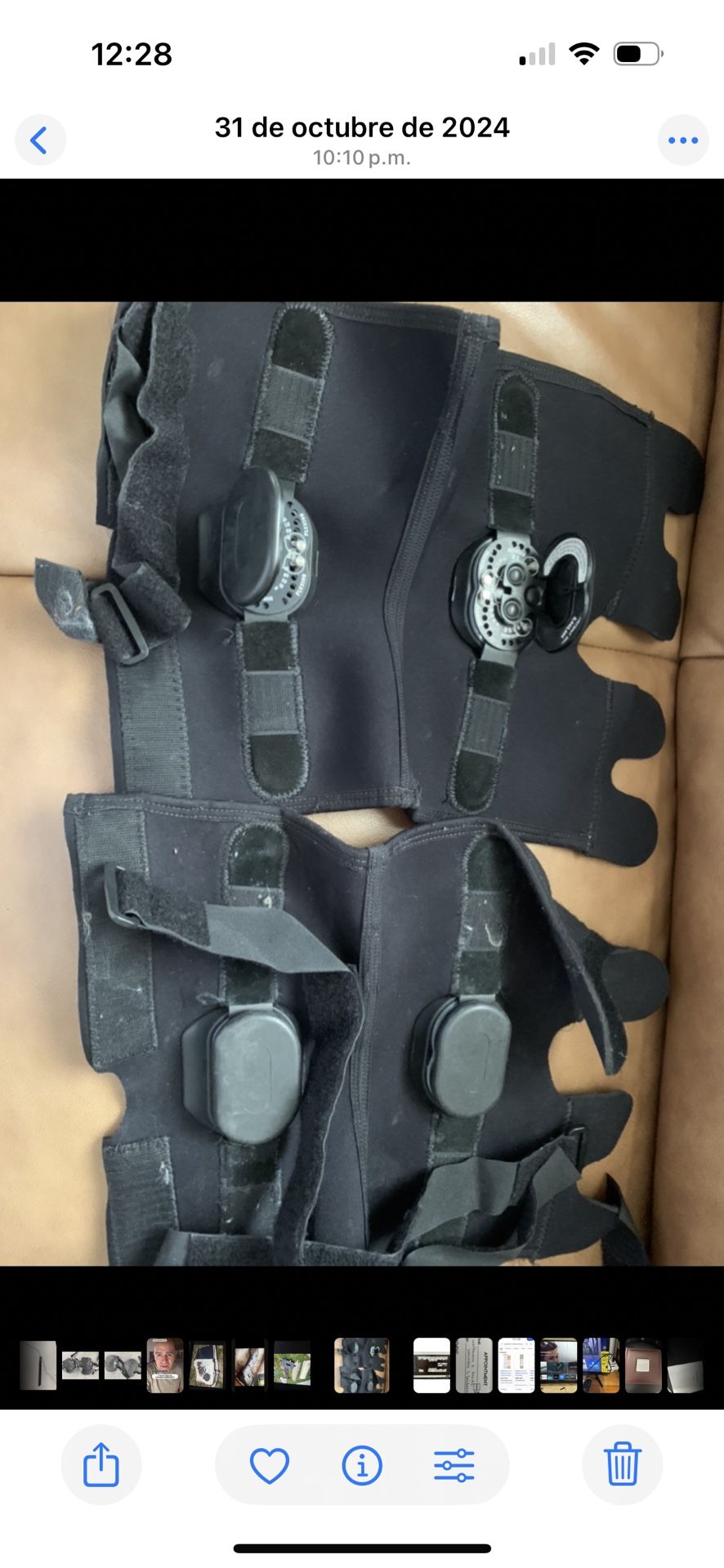 Dos Rodilleras Ajustables $10 Cada Una