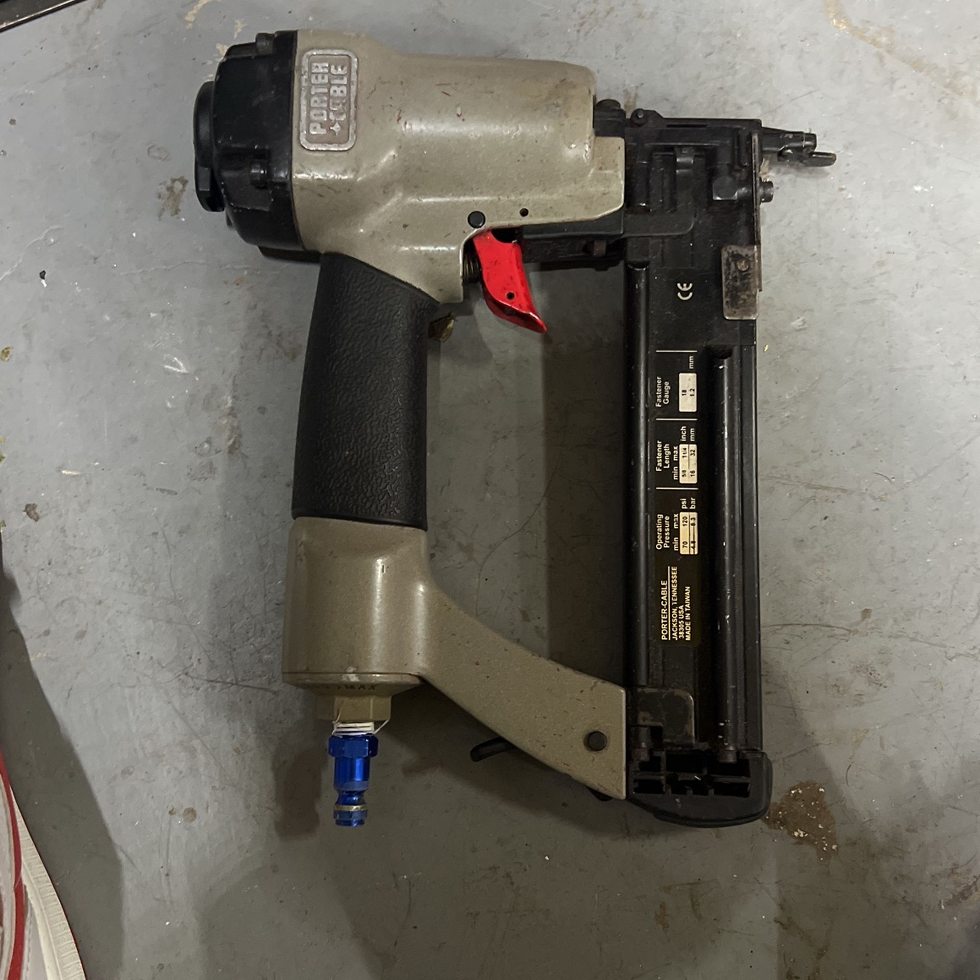 Porter Cable Pneumatic Brad Nailer