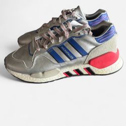 Adidas Originals Silver Metallic First Look  Men’s US 8.  No sign of wear.