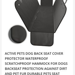 New Pet Back Seat Protector 