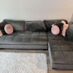 Grey Sectional Sofa 