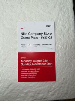 Nike Guest Pass