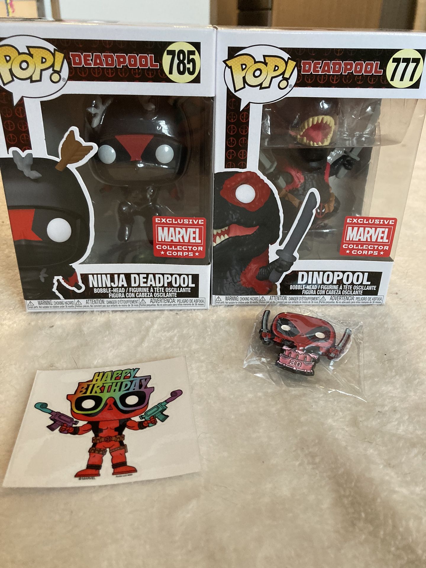 30 Year Deadpool Anniversary Funko Collection