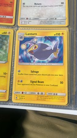 Lanturn Pokémon  card