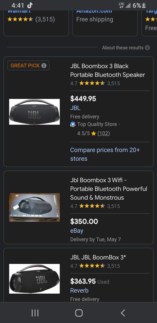 Brand New Jbl Boombox 3 Wifi