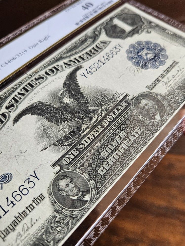 1899 $1 Silver Certificate Note