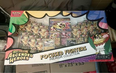 Pokémon Ascended Heroes Focused Fighters Premium Collection Box (Sams Exclusive)