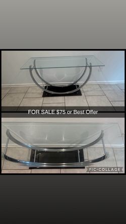 Glass Accent Table