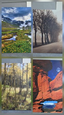 Landscape canvas photography