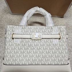 Michael Kors Reed Small Signature Logo Satchel