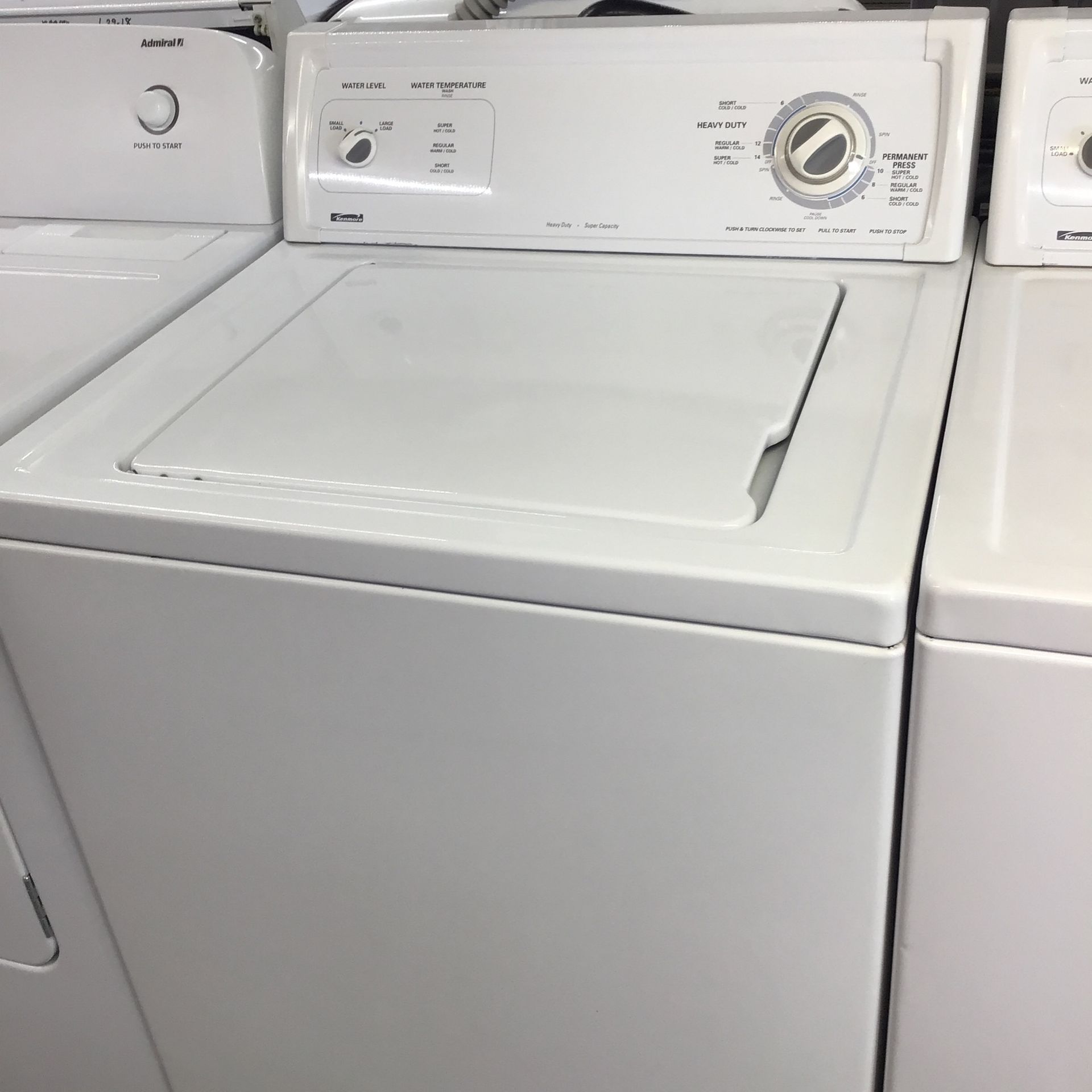 Kenmore Washer . 1 year Warranty