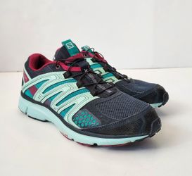 Salomon Women's X Mission 2 Running Shoe City Trail Purple Blue Size 8 EU 40 EUC