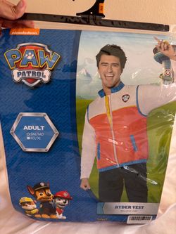 PAW Patrol Ryder Vest Adult Costume SM/MD