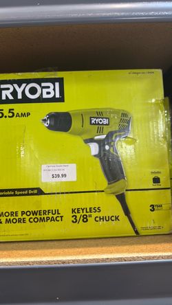 Ryobi 5.5 Amp Variable Speed Drill